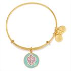 Alex And Ani The Way Home Charm Bangle | The National Network To End Domestic Violence, Shiny Gold Finish