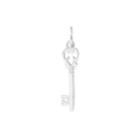 Alex And Ani Skeleton Key Necklace Charm, Sterling Silver