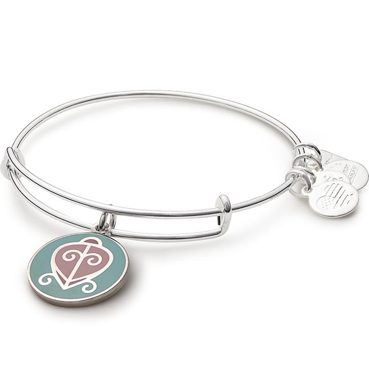 Alex And Ani The Way Home Charm Bangle The National Network To End Domestic Violence, Shiny Silver Finish