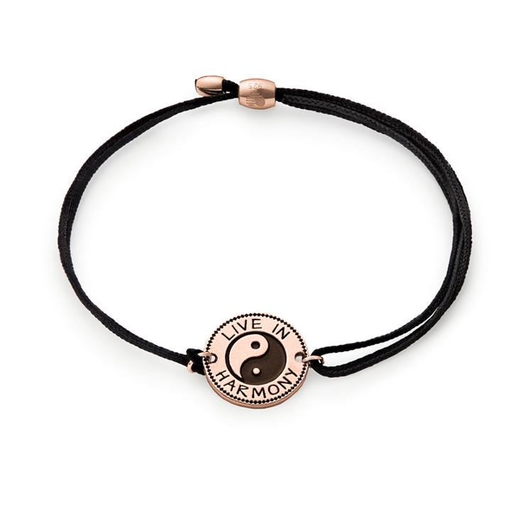 Alex And Ani Live In Harmony Pull Cord Bracelet, 14kt Rose Gold Plated