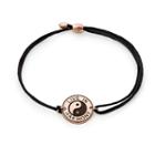 Alex And Ani Live In Harmony Pull Cord Bracelet, 14kt Rose Gold Plated