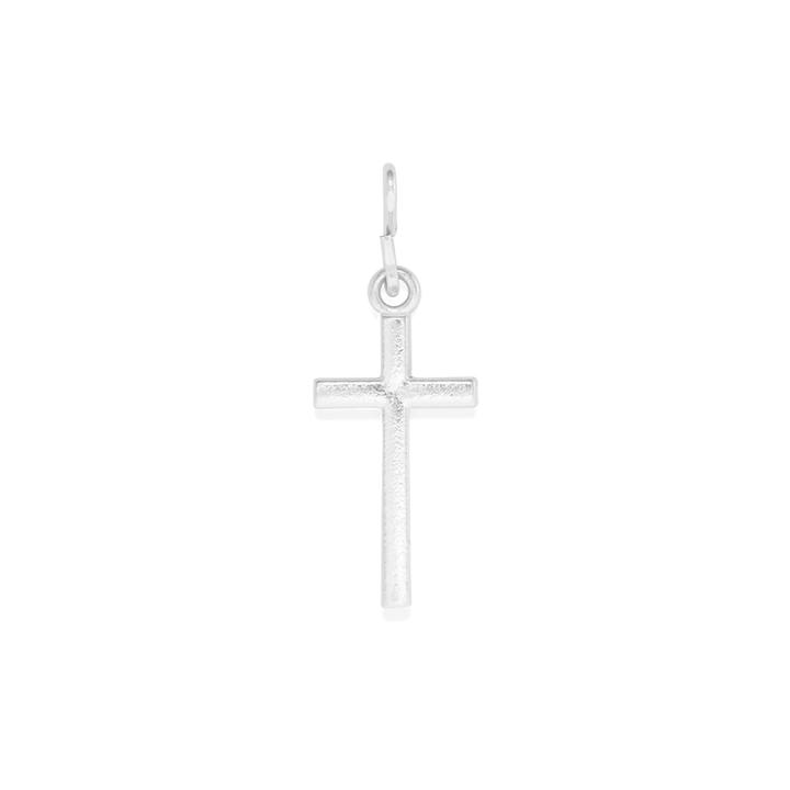 Alex And Ani Cross Necklace Charm, Sterling Silver