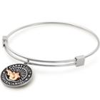 Alex And Ani Liberty Copper Carry Light  Charm Bangle, Medium, Sterling Silver