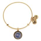 Alex And Ani New England Patriots On The 50 Charm Bangle, Rafaelian Gold Finish