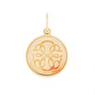 Alex And Ani Path Of Life Art Infusion Necklace Charm, Shiny Gold Finish