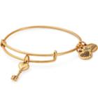 Alex And Ani Key To Love Charm Bangle, Rafaelian Gold Finish