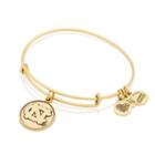 Alex And Ani University Of North Carolina Charm Bangle, Rafaelian Gold Finish