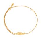 Alex And Ani Seahorse Pull Chain Bracelet, 14kt Gold Plated