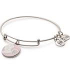 Alex And Ani Pink Special Delivery Charm Bangle, Rafaelian Silver Finish