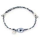 Alex And Ani Light Sapphire Precious Threads Bracelet With Swarovski® Crystal, Sterling Silver