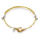 Alex And Ani Light Colorado Topaz Crystal Precious Threads Bracelet, Sterling Silver