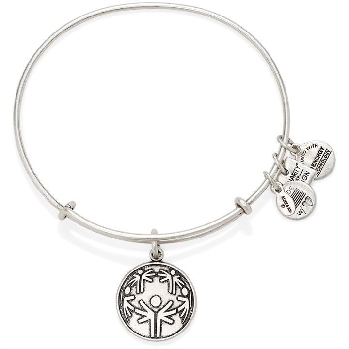 Alex And Ani Power Of Unity Charm Bangle | Special Olympics, Rafaelian Silver Finish
