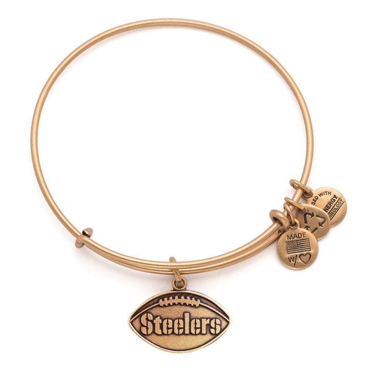 Alex And Ani Pittsburgh Steelers Football Charm Bangle