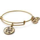 Alex And Ani It Is What It Is Charm Bangle, Rafaelian Gold Finish