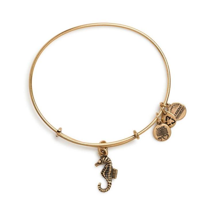 Alex And Ani Seahorse Charm Bangle