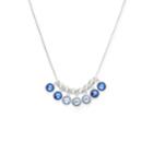 Alex And Ani Indigo Mirage Necklace, Sterling Silver