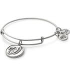Alex And Ani Washington Nationals™ Cap Logo Charm Bangle, Rafaelian Silver Finish