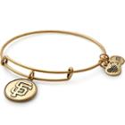 Alex And Ani San Francisco Giants  Cap Logo Charm Bangle, Rafaelian Gold Finish