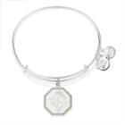 Alex And Ani Fortune's Bliss Sweet Pea Charm Bangle