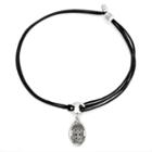 Alex And Ani Key To Life Pull Cord Bracelet, Rafaelian Silver Finish