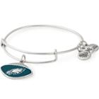 Alex And Ani Philadelphia Eagles Football Color Infusion Charm Bangle, Rafaelian Silver Finish