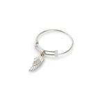 Alex And Ani Wing Expandable Wire Ring, Sterling Silver