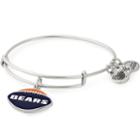 Alex And Ani Chicago Bears Football Color Infusion Charm Bangle, Rafaelian Silver Finish