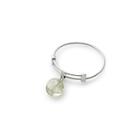 Alex And Ani Sunlight Expandable Wire Ring With Swarovski  Crystals, Sterling Silver