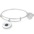 Alex And Ani Meditating Eye Color Infusion Charm Bangle David Lynch Foundation, Shiny Silver Finish