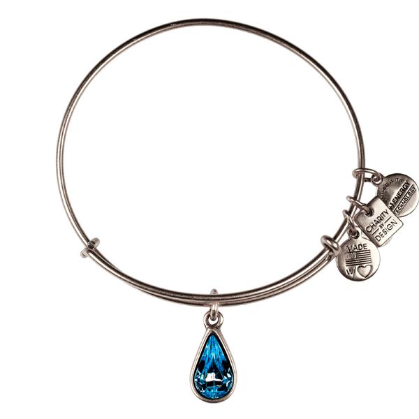 Alex And Ani Living Water Charm Bangle | Living Water International, Rafaelian Silver Finish