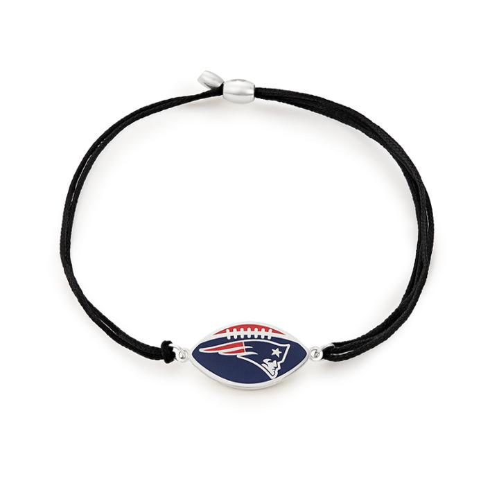Alex And Ani New England Patriots Pull Cord Bracelet, Sterling Silver