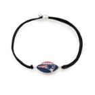 Alex And Ani New England Patriots Pull Cord Bracelet, Sterling Silver
