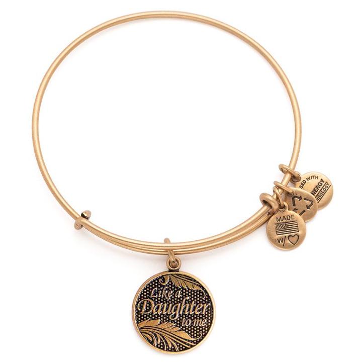 Alex And Ani Like A Daughter Charm Bangle