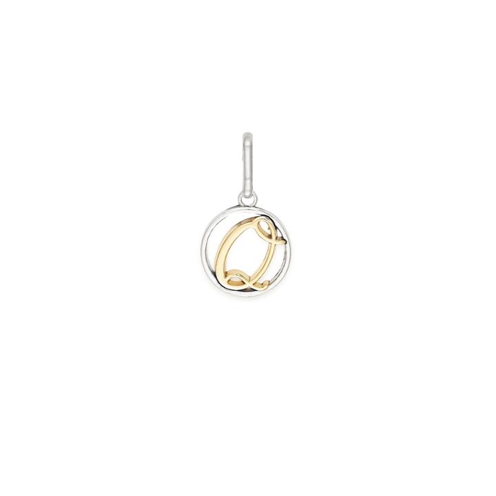 Alex And Ani Initial Q Two Tone Necklace Charm