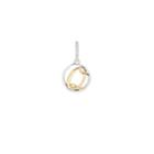 Alex And Ani Initial Q Two Tone Necklace Charm