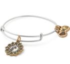 Alex And Ani Aquarius Two Tone Charm Bangle