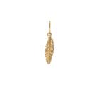 Alex And Ani Feather Necklace Charm, 14kt Gold Plated Sterling Silver