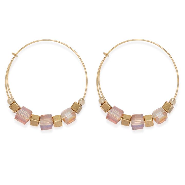 Alex And Ani Daybreak Trailblazer Earrings, Rafaelian Gold Finish