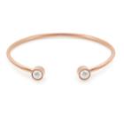 Alex And Ani White Sea Sultry Cuff With Swarovski  Crystal Pearls, 14kt Rose Gold Plated Sterling Silver