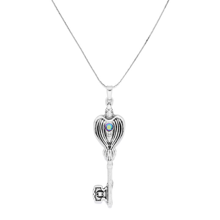 Alex And Ani Raven Key Pendant Expandable Necklace
