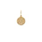 Alex And Ani Endless Knot Necklace Charm, 14kt Gold Plated Sterling Silver