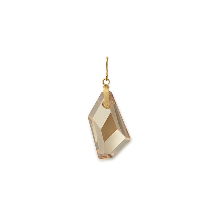 Alex And Ani Vanilla Necklace Charm With Swarovski® Crystal, 14kt Gold Plated