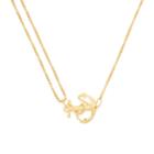 Alex And Ani Anchor Pull Chain Necklace