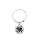 Alex And Ani Eye Of Horus Expandable Wire Ring, Rafaelian Silver Finish