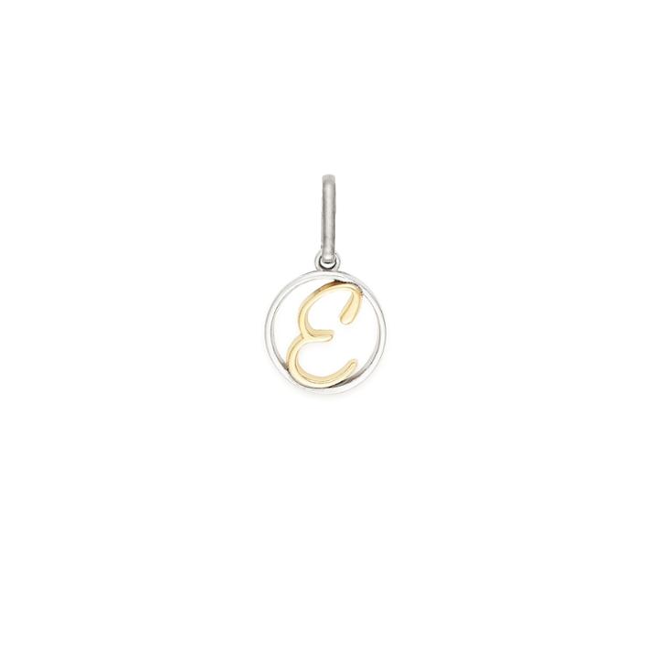 Alex And Ani Initial E Two Tone Necklace Charm