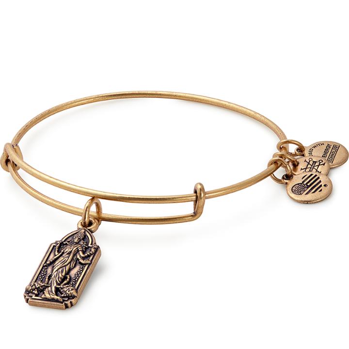 Alex And Ani Lakshmi Charm Bangle, Rafaelian Gold Finish
