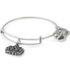 Alex And Ani Queen's Crown Charm Bangle Girls On The Run, Rafaelian Silver Finish