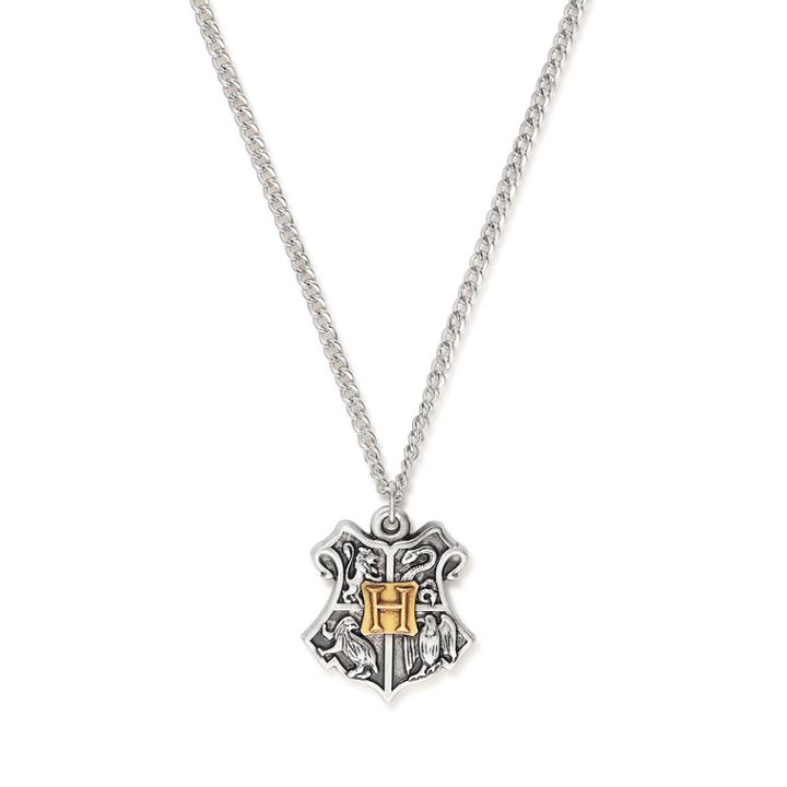 Alex And Ani Harry Potter  Hogwarts  Two Tone Necklace, Mixed Metal