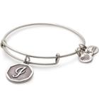 Alex And Ani Initial I Charm Bangle, Rafaelian Silver Finish