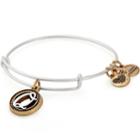 Alex And Ani Initial Q Two Tone Charm Bangle, Rafaelian Silver Finish